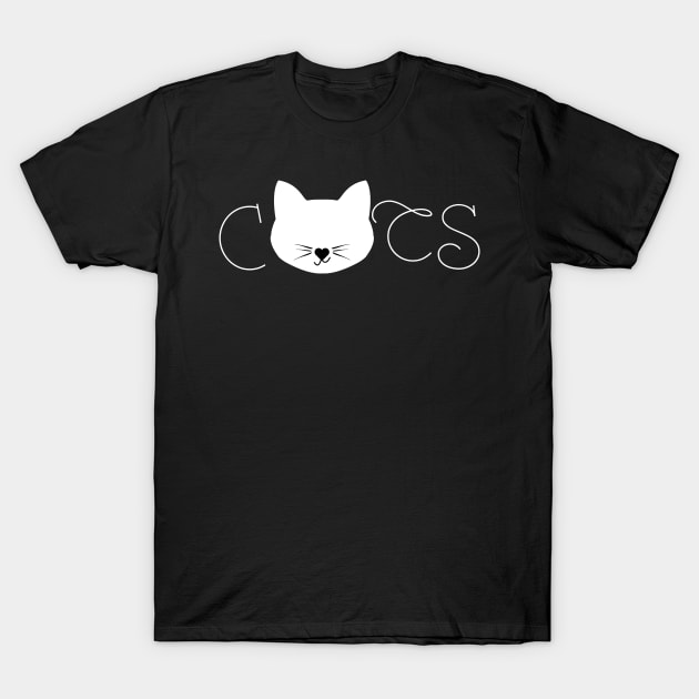 Cat's Face T-Shirt by Moon Coffee